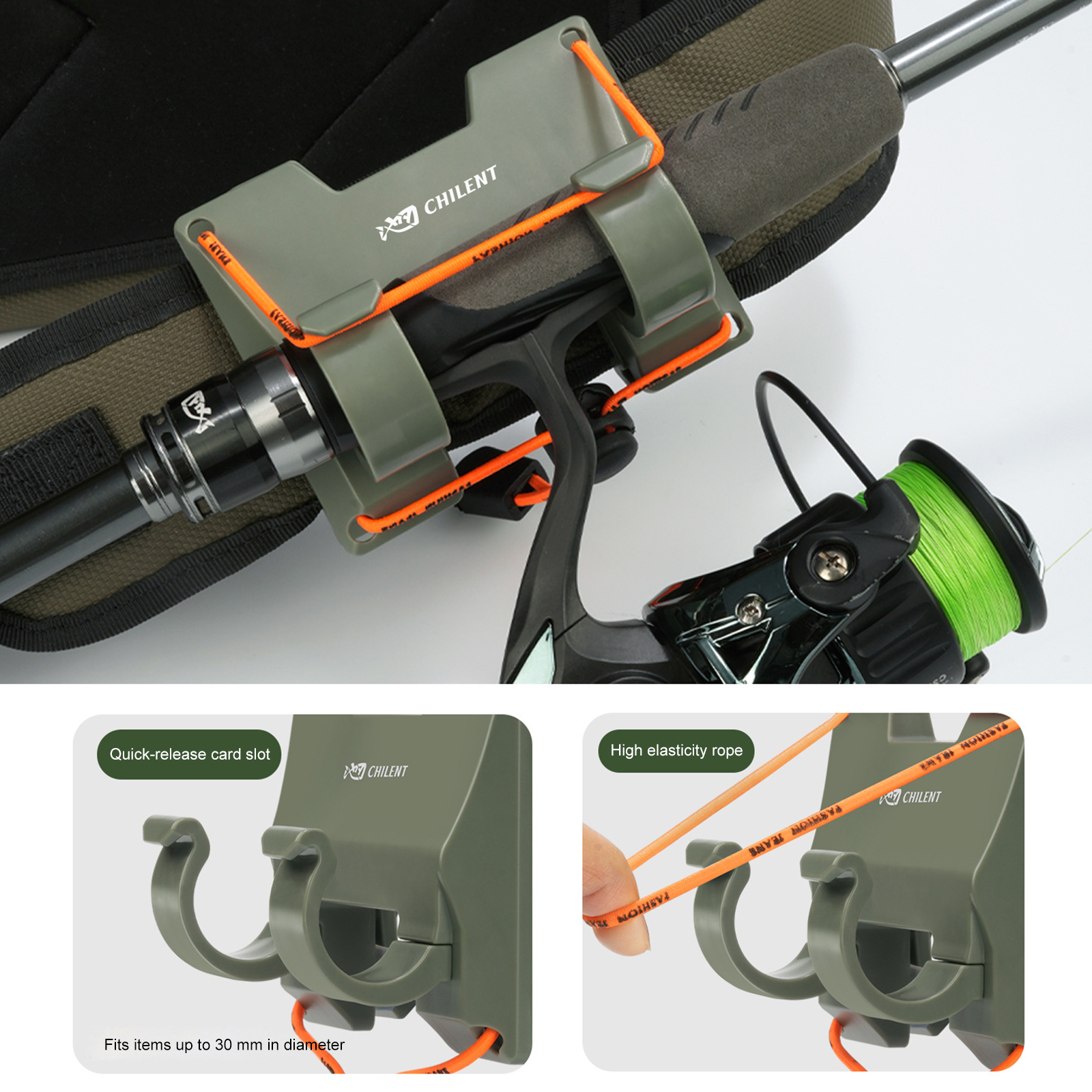 Outdoor Belt Clip Rod Holder H - Fishing Belt ulasan dan harga