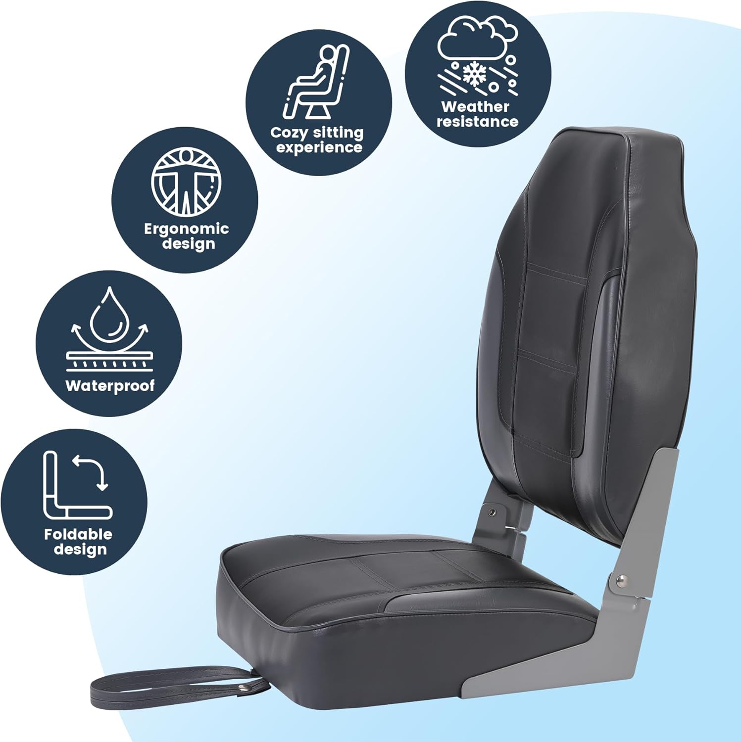2 Pack Folding Boat Seats, Hig - Fishing Backpack ulasan dan harga