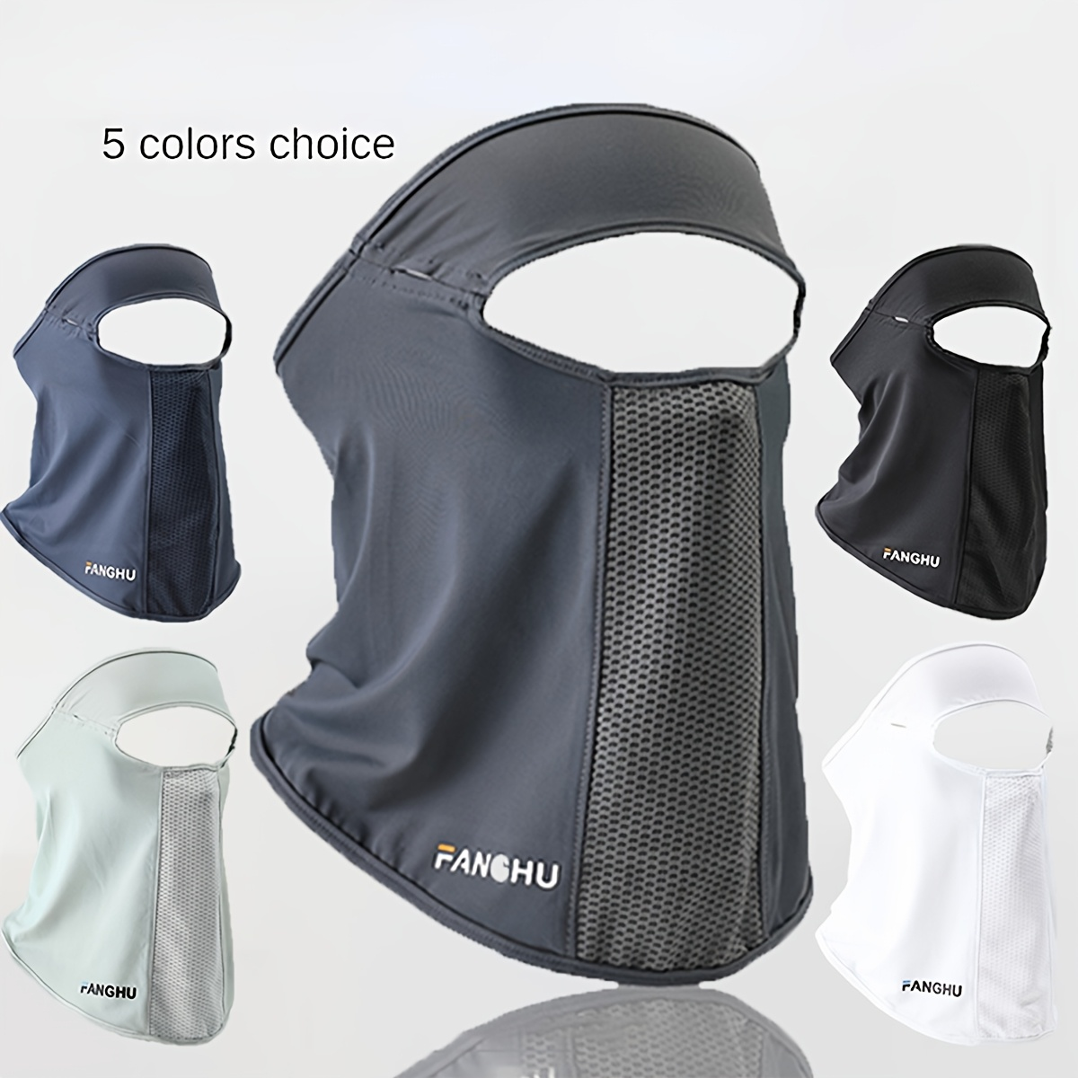 Summer Ice Silk Mask Anti-UV S - Fishing Mask Sun Protection ulasan dan harga