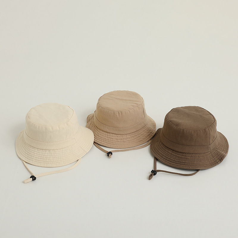 Solid Color Kids Bucket Hat Fa - Fishing Hat ulasan dan harga
