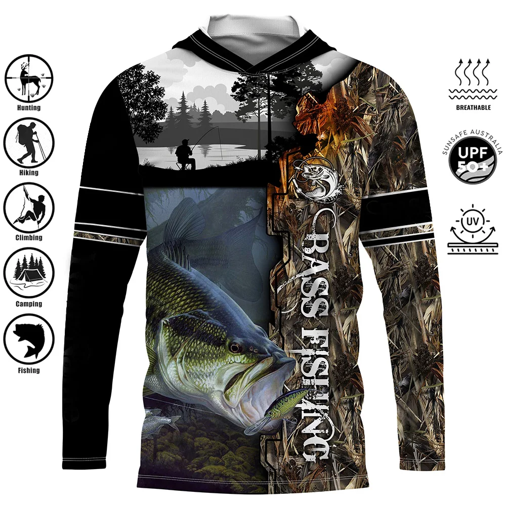 Fishing Shirt Men's Long Sleev - Fishing Shirt Uv Protection ulasan dan harga