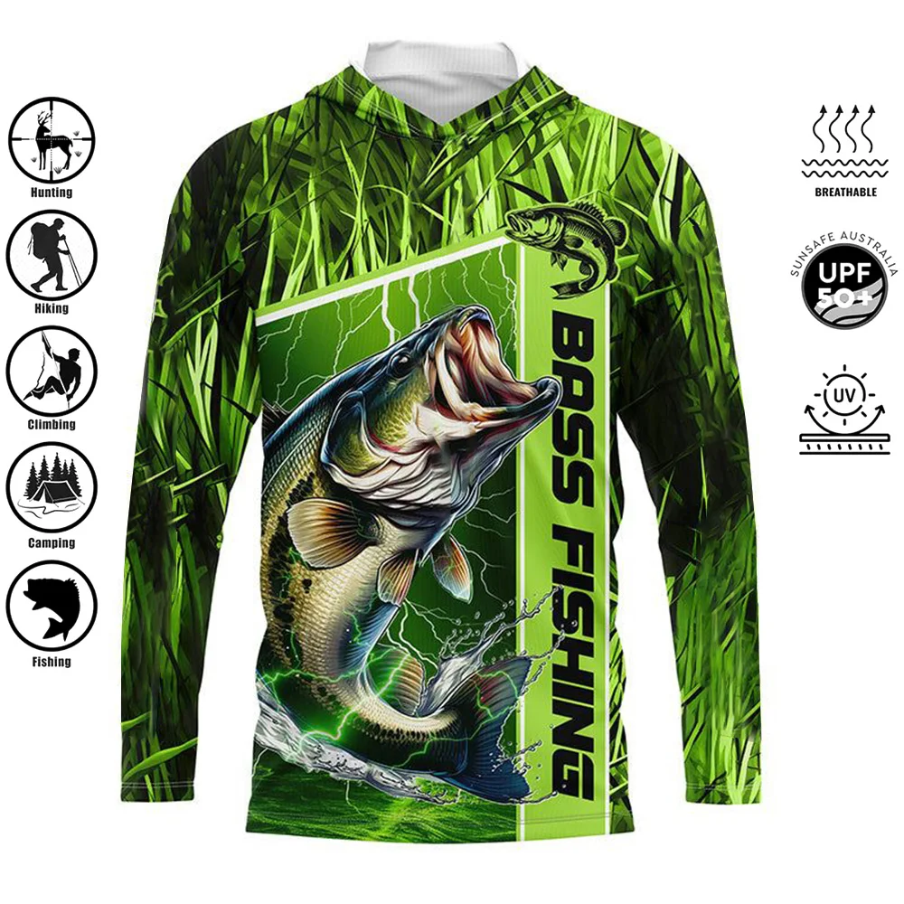 Fishing Shirt Men's Long Sleev - Fishing Shirt Uv Protection ulasan dan harga