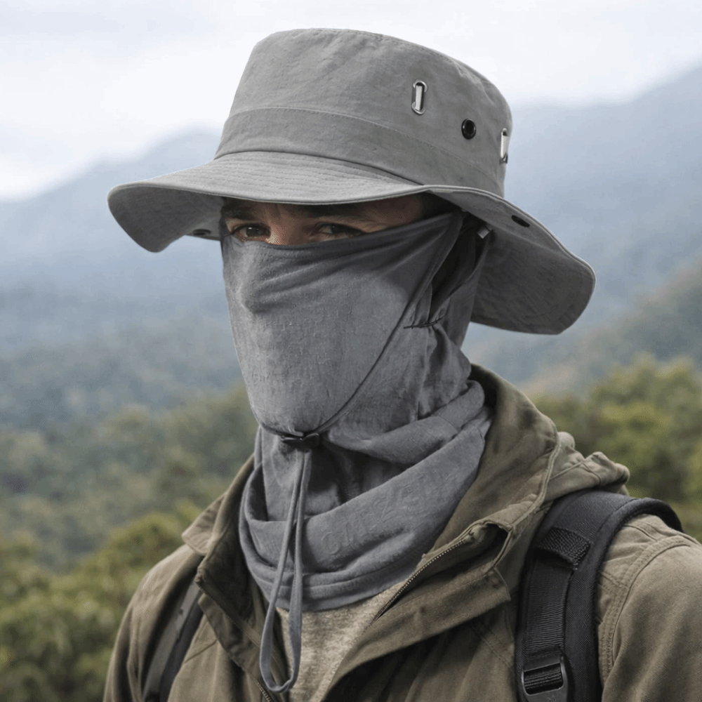 Sun Protection Quick Dry Men S - Fishing Hat ulasan dan harga