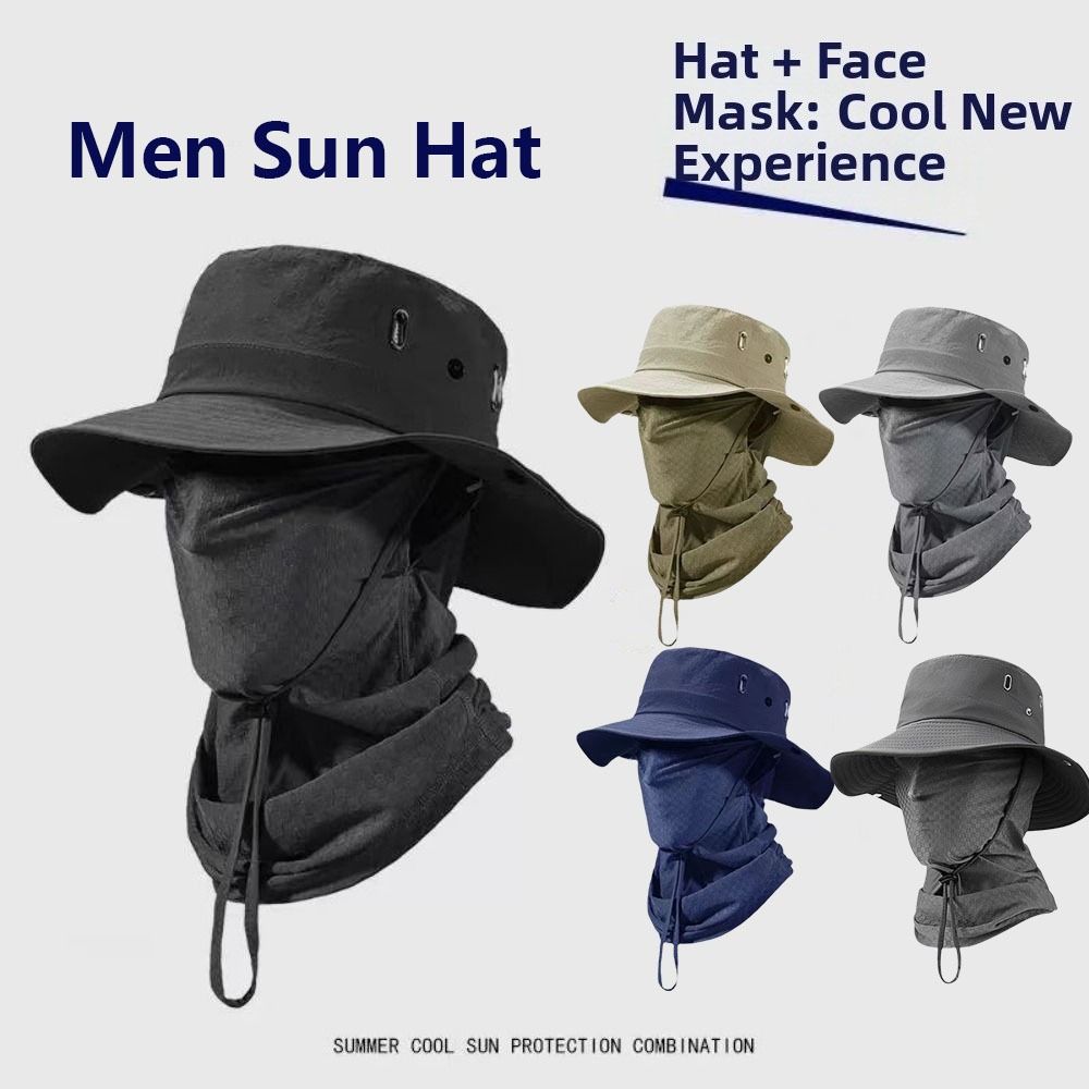 Sun Protection Quick Dry Men S - Fishing Hat ulasan dan harga