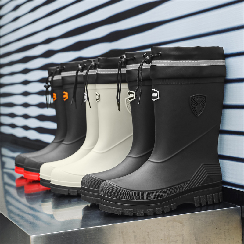Fashion Men's Rain Boots Mid-C - Fishing Boots ulasan dan harga