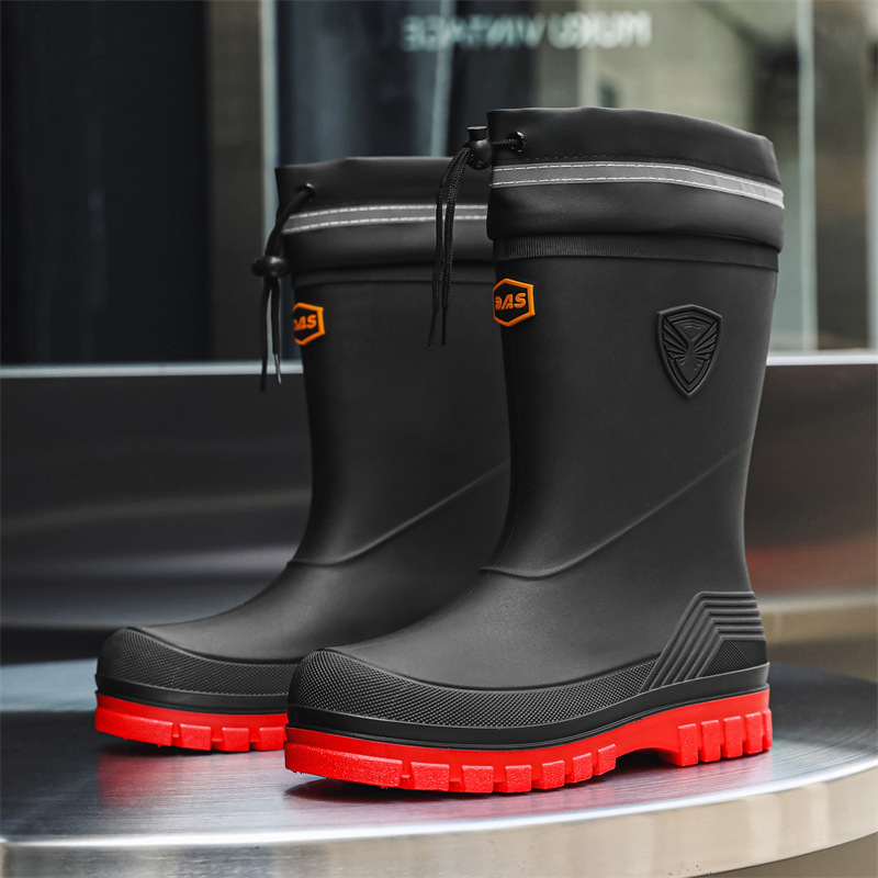 Fashion Men's Rain Boots Mid-C - Fishing Boots ulasan dan harga