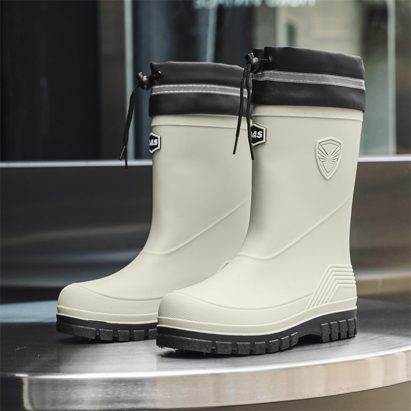 Fashion Men's Rain Boots Mid-C - Fishing Boots ulasan dan harga