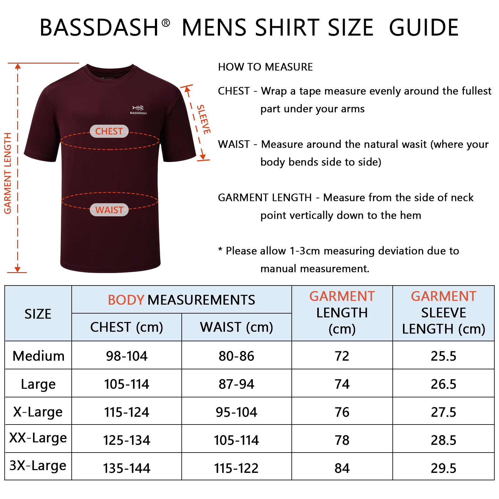 BASSDASH Men’s UPF 50+ Short S - Fishing Shirt Uv Protection ulasan dan harga
