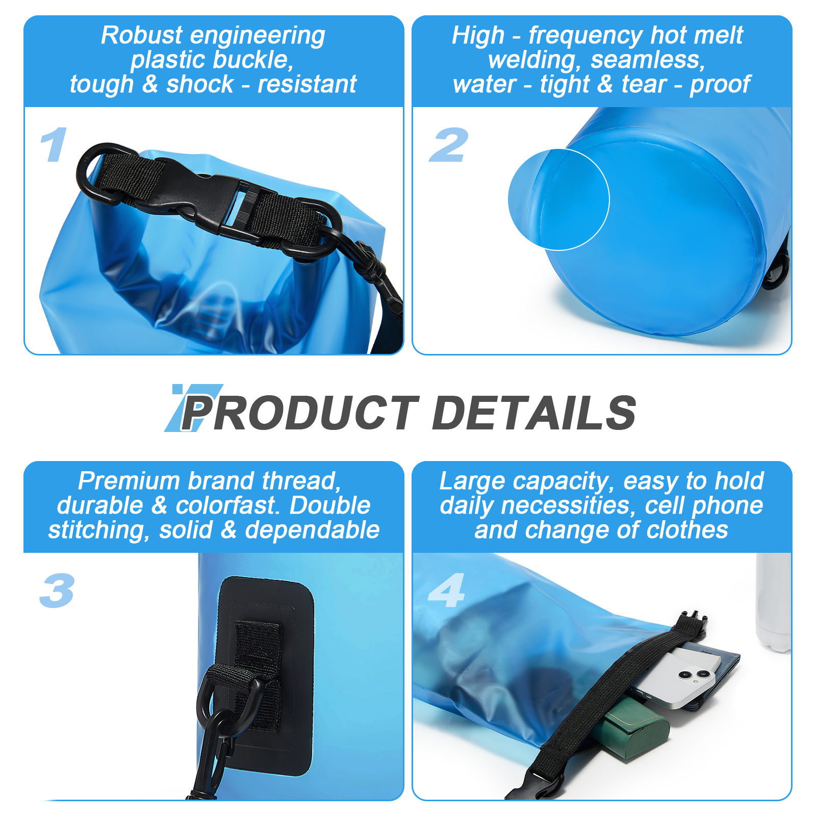 Dry Bag Waterproof Bag for Kay - Fishing Bag Waterproof ulasan dan harga
